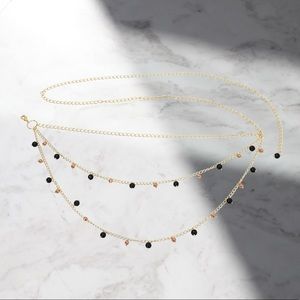 Shungite Crystal Gold Waist / Body Belt